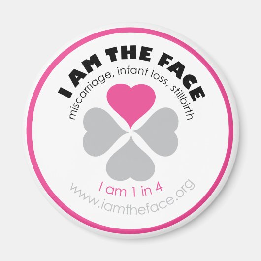 私は顔磁石 マグネット (正面)