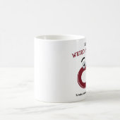 私は風変わりな磁石です コーヒーマグカップ (中央)