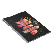 私は風変わりレトロ3D文字アートを知っスタイリッシュている ノートブック (右側)