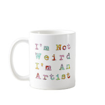 私は風変わり、私です芸術家ではないです