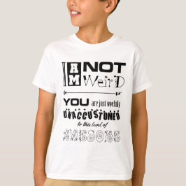 私は風変わり Tシャツ