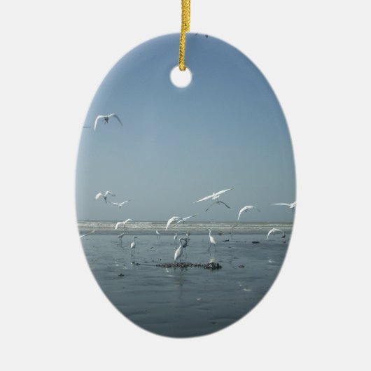 私は飛んでいる セラミックオーナメント (正面)