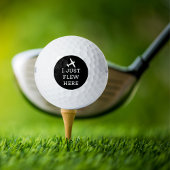 私は飛んで来たおもしろいよクール、航空、シンプル ゴルフボール