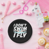 私は飛んで泳げない ペーパープレート (パーティー)