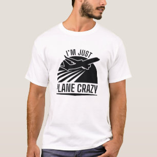 私は飛行機だ熱狂する Tシャツ