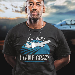 私は飛行機だ熱狂する Tシャツ