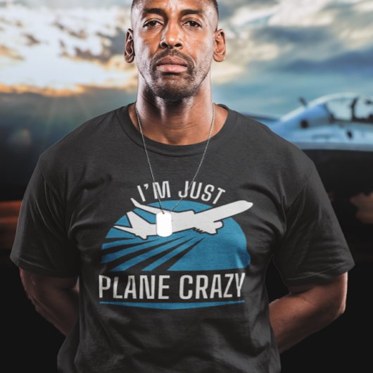 私は飛行機だ熱狂する Tシャツ