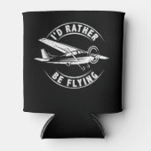 私は飛行機の飛んでいるパイロットだ 缶クーラー (正面)