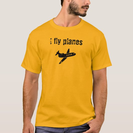私は飛行機を飛ばします Tシャツ (正面)