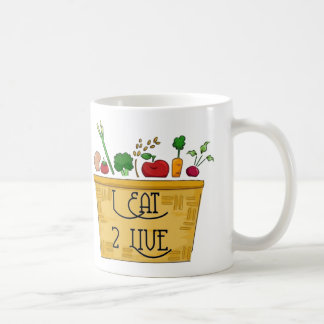 私は食べマグを生きる コーヒーマグカップ