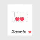 私は食べ物のグルメおもしろいギフトが好き男性へ シール (シート)