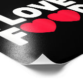 私は食べ物のグルメおもしろいギフトが好き男性へ フォトプリント            (角)