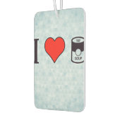 私は食べ物ハートのスープを缶に入れる カーエアーフレッシュナー (左)