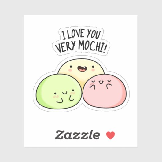 私は食べ物パンを大好おもしろいき シール (シート)