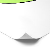 私は食べ物パンを大好おもしろいき ポスター (角)