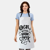 私は食べ調理師より良い エプロン (着用した状態)