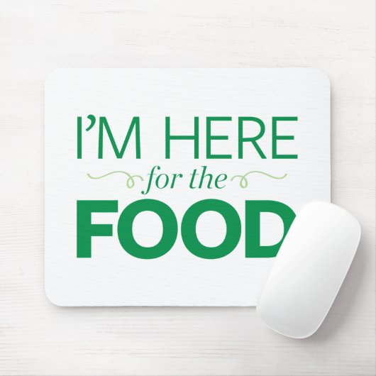 私は食糧のためにここにいます マウスパッド (マウス)