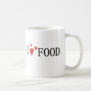 私は食糧を愛します コーヒーマグカップ