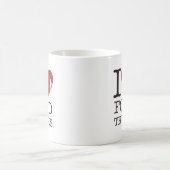 私は食糧トラックを愛します コーヒーマグカップ (中央)