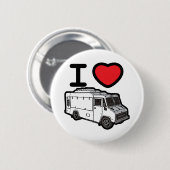 私は食糧トラックを愛します! 缶バッジ (正面&裏面)