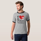 私は食糧トラックを愛します Tシャツ (正面フル)