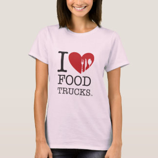 私は食糧トラックを愛します Tシャツ