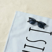 私は飲まず運転しない私の飲み水とクルーズ船 ビーチタオル (インサイチュ)