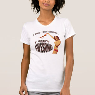 私は飲まれて得ません Tシャツ