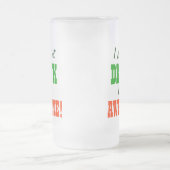 私は飲まれて私をなります素晴らしく得ません! フロストグラスビールジョッキ (中央)