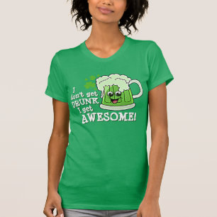 私は飲まれて私をなります素晴らしく得ません Tシャツ