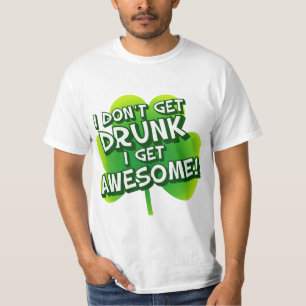 私は飲まれて私をなります素晴らしく得ません Tシャツ