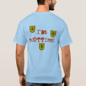 私は飲まれません-私はスコットランドです! Tシャツ (裏面)