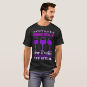 私は飲み物の問題を持っていない非常にソフィスティ Tシャツ (正面フル)