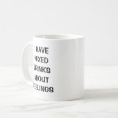 私は飲み物を混ぜた感覚 コーヒーマグカップ (正面左)