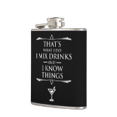 私は飲み物を混ぜて物を知っているのです フラスク (左)