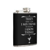 私は飲み物を混ぜて物を知っているのです フラスク (右)