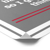 私は飲み考え過ぎたが私にとって悪かった… ポスター (角)