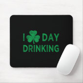 私は飲む日が大好きSt patricks dayおもしろい男達 マウスパッド (マウス)