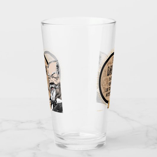 私は飲む(あなたを面白くするために) タンブラーグラス (右)