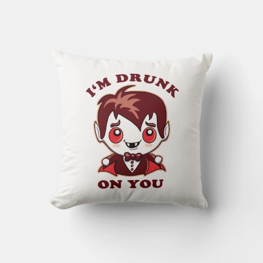 私は飲君だ |かわいい吸血鬼の愛の宣言 クッション (正面)