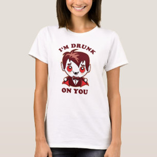 私は飲君だ かわいい吸血鬼の愛の宣言 Tシャツ