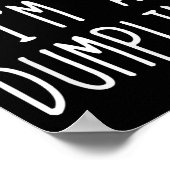 私は餃子の衣装ハロウィーン怠惰な簡単 ポスター (角)