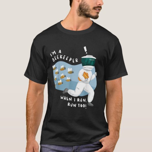 私は養蜂おもしろいギフトTシャツ Tシャツ (正面)