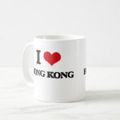私は香港を愛します コーヒーマグカップ (正面左)