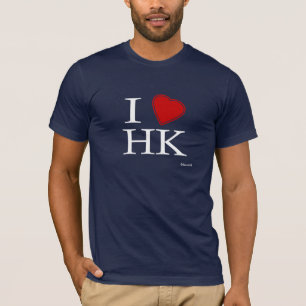 私は香港を愛します Tシャツ