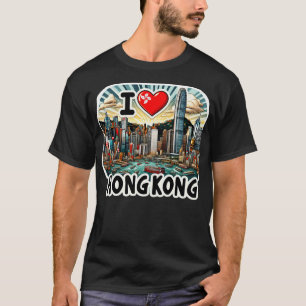 私は香港を愛する10 Tシャツ