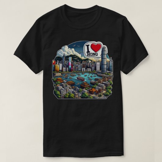 私は香港を愛する11 Tシャツ (デザイン正面)