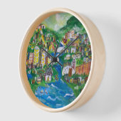 私は香港時計が大好き 壁時計 (傾斜)