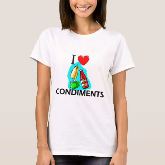 私は香辛料を愛します Tシャツ (正面)