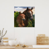 私は馬が大好き ポスター (キッチン)